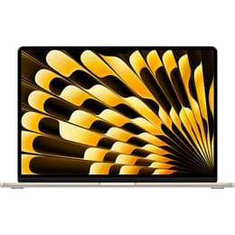 MacBook Air 15" (2024) - Apple M3 mit 8‑Core CPU und 10-core GPU - 8GB RAM - SSD 256GB - QWERTY - Englisch