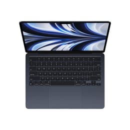 MacBook Air 13" (2022) - Apple M2 mit 8‑Core CPU und 8-core GPU - 8GB RAM - SSD 256GB - QWERTY - Englisch
