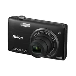 Kompakt Kamera Nikon Coolpix S5200 - Schwarz