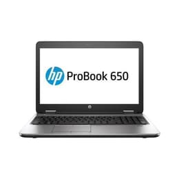 HP ProBook 650 G2 15" Core i5 2.4 GHz - SSD 256 GB - 4GB AZERTY - Französisch