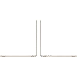 MacBook Air 13" (2024) - Apple M3 mit 8‑Core CPU und 10-core GPU - 16GB RAM - SSD 512GB - Standard-Display - AZERTY - Französisch