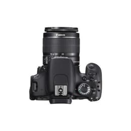 Spiegelreflexkamera Canon EOS 600D Schwarz + Objektiv Canon Zoom Lens EF-S 18-55 mm f/3.5-5.6 IS II