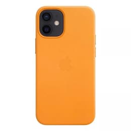 Apple-Leder Case iPhone 12 mini - Magsafe - Leder California Poppy