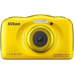 Nikon Coolpix S33 - Gelb + Nikon Nikkor 3x Wide Optical Zoom 30-90mm f/3.3-5.9