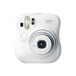 Sofortbildkamera Instax Mini 25 - Weiß + Fujifilm Fujifilm Instax Lens 60 mm f/0.6 f/0.6