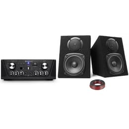 Lautsprecher Gefroy Amplificateur Skytronic karaoké noir USB/SD/FM 160W + Enceintes Fenton DJ compactes 2x100W - Schwarz