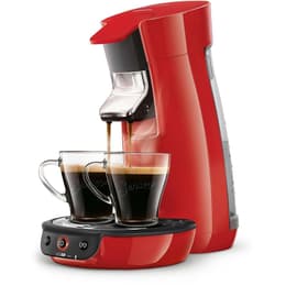 Kaffeepadmaschine Senseo kompatibel Philips HD7829/83 0,9L - Rot