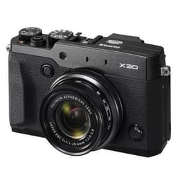 Kompakt Kamera FinePix X30 - Schwarz + Fujifilm Fujinon Aspherical Lens Super EBC 7.1-28.4mm f/2.0-2.8 f/2.0-2.8