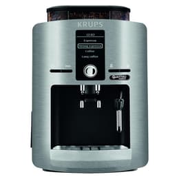 Espressomaschine mit Kaffeemühle Krups YY3122FD Espresseria Quattro Force Metal 1.7L - Silber