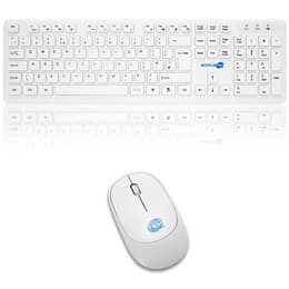 Simpletek Tastatur QWERTY Englisch Wireless M&K INGLESE UK Kit Mouse and Keyboard