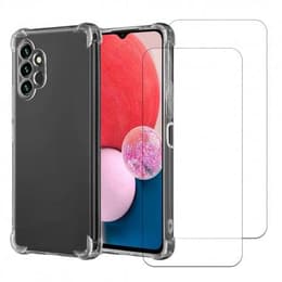Hülle Galaxy A13 und 2 schutzfolien - TPU - Transparent