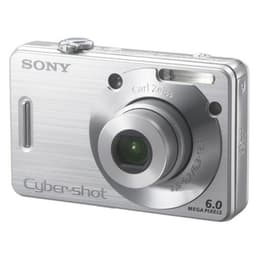Kompakt Kamera Cyber-shot DSC-W50 - Silber + Sony Carl Zeiss Vario-Tessar f/2.8–5.2 38-114mm f/2.8–5.2