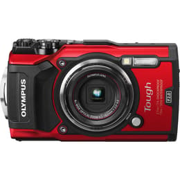 Kompakt Kamera Olympus Tough TG-5 - Rot/Schwarz