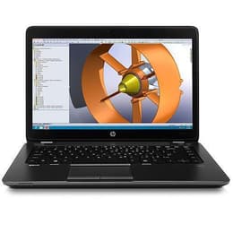 HP ZBook 14" Core i7 2.1 GHz - SSD 512 GB - 16GB AZERTY - Französisch