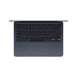 MacBook Air 13" (2024) - Apple M3 mit 8‑Core CPU und 8-core GPU - 8GB RAM - SSD 256GB - AZERTY - Französisch