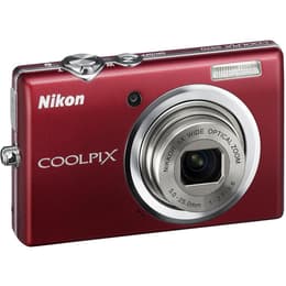 Kompakt Kamera Coolpix S570 - Rot + Nikon Nikkor Wide Optical Zoom f/2.7-6.6