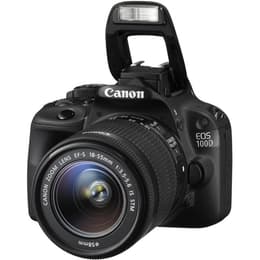 Spiegelreflexkamera EOS 100D - Schwarz + Canon EF-S 18-55mm f/3.5-5.6 IS STM f/3.5-5.6