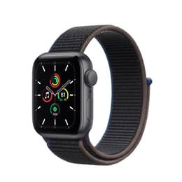 Apple Watch (Series SE) 2020 GPS + Cellular 40 mm - Aluminium Space Grau - Sport loop Schwarz