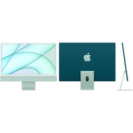 iMac 24" (2021) Apple M1 mit 8‑Core CPU 7-core GPU - 256 GB SSD - 8 GB AZERTY - Französisch Standardglas