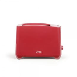 Toaster Livoo - Grille-pain 2 fentes DOD162RC Schlitze - Rot