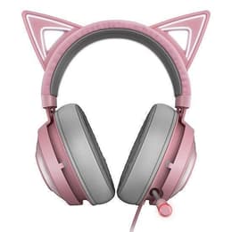 Razer Kraken Kitty Edition Kopfhörer verdrahtet mit Mikrofon - Rosa/Grau