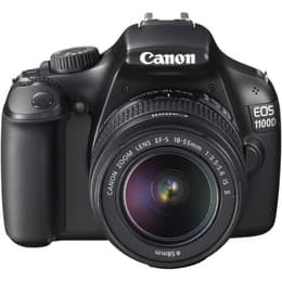 Spiegelreflexkamera - Canon EOS 1100D Schwarz + Objektivö Canon EF-S 18-55mm f/3.5-5.6 IS II