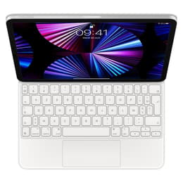 iPad Magic Keyboard 10.9"/11" (2020) - Weiß - AZERTY - Französisch