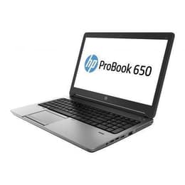 HP ProBook 650 G1 15" Core i3 2.4 GHz - SSD 120 GB - 4GB AZERTY - Französisch