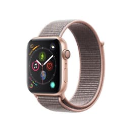 Apple Watch (Series 4) 2018 GPS 44 mm - Aluminium Gold - Klassisches Armband Rosa