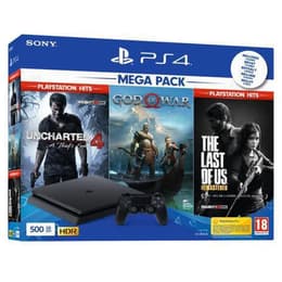 PlayStation 4 Slim Limitierte Auflage Uncharted 4: A Thief´s End + God Of War + The Last of Us: Remastered + Uncharted 4: A Thief´s End + God Of War + The Last of Us: Remastered