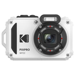 Kompakt - Kodak Pixpro WPZ2 Weiß + Objektivö Kodak Zoom Optique 4X 27-108mm f/3-6.6