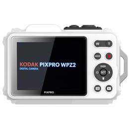 Kompakt - Kodak Pixpro WPZ2 Weiß + Objektivö Kodak Zoom Optique 4X 27-108mm f/3-6.6