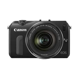 Hybrid - Canon EOS M Schwarz Objektiv Canon Zoom Lens EF-M 18-55mm f/3.5-5.6 IS STM