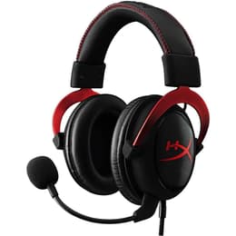 Kingston HyperX Cloud II Kopfhörer gaming verdrahtet mit Mikrofon - Rot/Schwarz