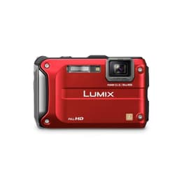 Kompakt Kamera Lumix DMC-FT3 - Rot + Panasonic Leica DC Vario Elmar 28-128mm f/3.3–5.9 f/3.3–5.9