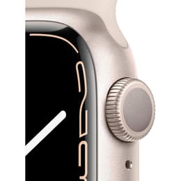 Apple Watch (Series 7) 2021 GPS 41 mm - Aluminium Polarstern - Sport loop Polarstern