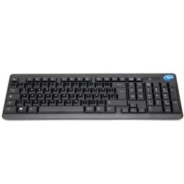 Simpletek Tastatur QWERTZ Deutsch Wireless Mouse + Keyboard with Stickers 1000 DPI 2.4G Nano reciever