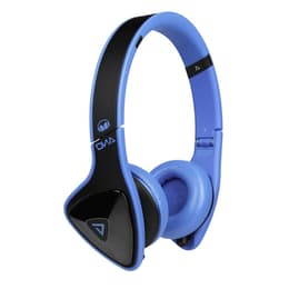 Monster DNA On-Ear Kopfhörer gaming kabelgebunden + kabellos mit Mikrofon - Blau/Schwarz