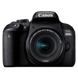 Spiegelreflexkamera EOS 80D - Schwarz + Canon AF 18-55mm f/4-5.6 IS STM f/4-5.6