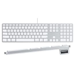 Apple Keyboard (2007) mit Ziffernblock - Silber - AZERTY - Französisch