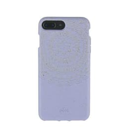 Hülle iPhone 6 Plus/6S Plus/7 Plus/8 Plus - Natürliches Material - Violett