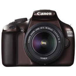 Spiegelreflex Canon EOS 1100D - Braun 12 + Objektiv 18-55mm