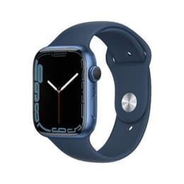Apple Watch (Series 7) 2022 GPS 41 mm - Aluminium - Sportarmband Blau