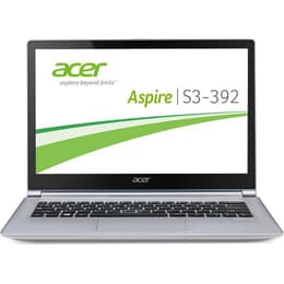 Acer Aspire S3-392G 13" Core i5 1.6 GHz - SSD 128 GB + HDD 500 GB - 10GB AZERTY - Französisch