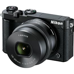 Hybrid-Kamera 1 J5 - Schwarz + Nikon Nikkor 10-30mm f/3.5-5.6 VR PD-Zoom + Nikkor VR 30-110 mm f/3.8-5.6 f/3.5-5.6 + f/3.8-5.6