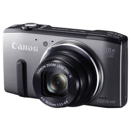 Kompakt - Canon PowerShot SX270 HS Schwarz + Objektivö Canon 20X IS Zoom Lens 4.5-90mm f/3.5-6.8