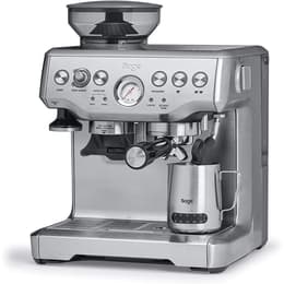 Kaffeemaschine mit Mühle Nespresso kompatibel Sage SES875 L - Stahlfarben