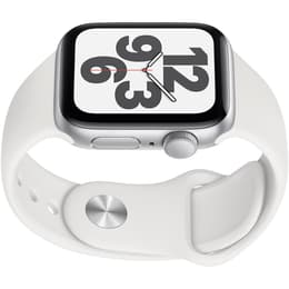 Apple Watch (Series SE) 2020 GPS + Cellular 40 mm - Aluminium Silber - Sportarmband Weiß