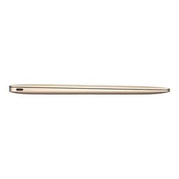 MacBook 12" Retina (2016) - Core m3 1.1 GHz SSD 256 - 8GB - QWERTY - Englisch