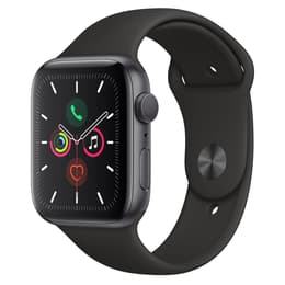 Apple Watch (Series 5) 2019 GPS + Cellular 40 mm - Aluminium Space Grau - Sportarmband Schwarz